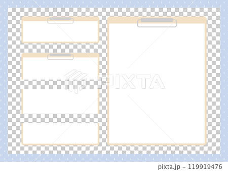 シンプルなバインダー シンプルなバインダー 119919476