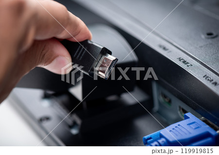 Standard HDMI connector 119919815