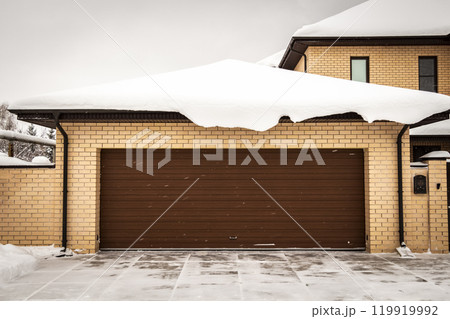 Garage in a private house Garage in a private house 119919992