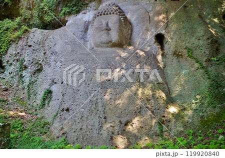 国東半島　熊野磨崖仏　大日如来像 119920840