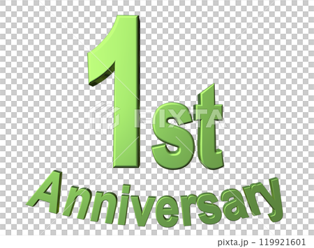 3DCG角色「1st Anniversary/一週年」綠、綠 3DCG角色「1st Anniversary/一週年」綠、綠 119921601