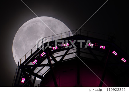 《東京都》スカイツリーとスーパームーン・2024年10月17日 119922223