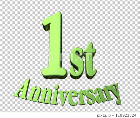 3DCG角色「1st Anniversary/一週年」綠、綠 119922524