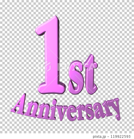 3DCG角色「1st Anniversary/一週年」紫色、紫色、粉紅色 3DCG角色「1st Anniversary/一週年」紫色、紫色、粉紅色 119922593