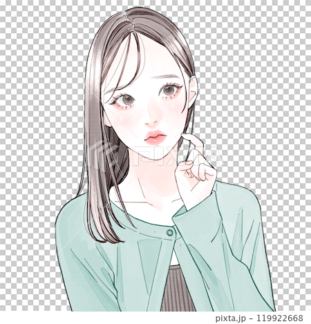 一個擔心的女人 119922668