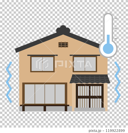 和風の一戸建て17・寒い 119922899