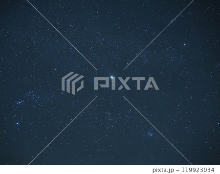 ジュピターを囲むカペラ、ペテルギウス、アルデバラン、スバル 119923034