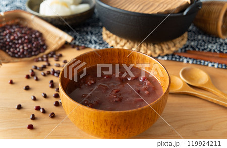 お汁粉 ぜんざい 小豆 おしるこ 甘味の写真素材 [119924211] - PIXTA