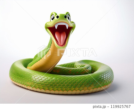 かわいい蛇のおもちゃ・フィギュア かわいい蛇のおもちゃ・フィギュア 119925767