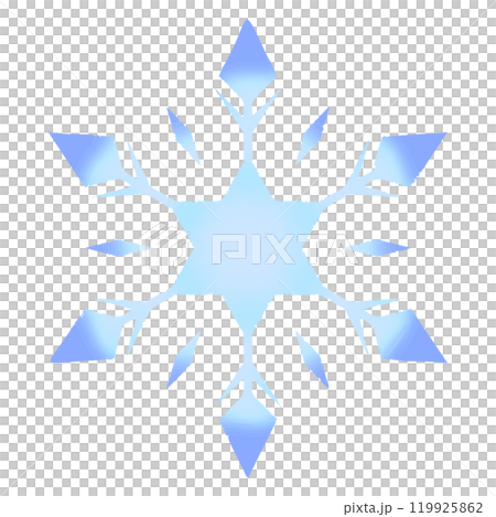 Snowflake / Winter / Christmas / Watercolor / Decoration / Light blue / Illustration / Material Snowflake / Winter / Christmas / Watercolor / Decoration / Light blue / Illustration / Material 119925862