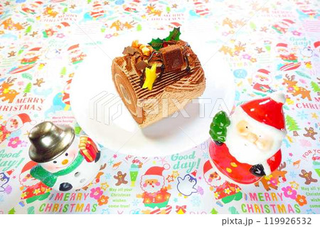 クリスマスケーキ　クリスマス　サンタクロース 119926532