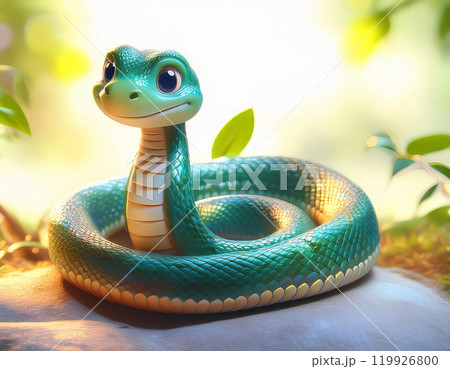 かわいい蛇のおもちゃ・フィギュア 119926800