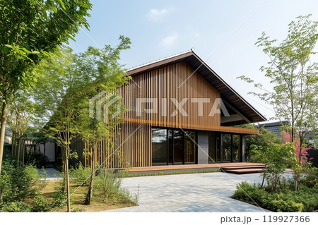 新築住宅の外観イメージ「AI生成画像」 119927366