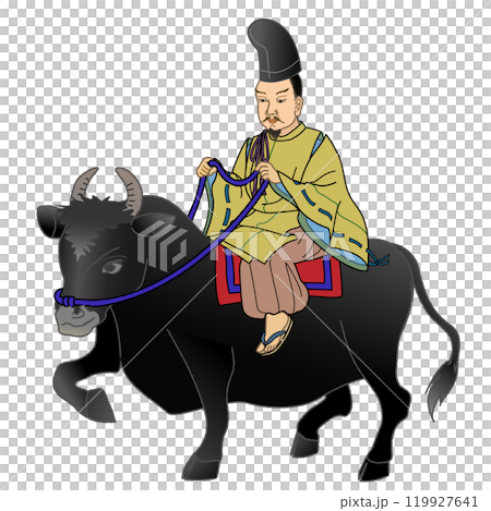 Sugawara no Michizane and the Cow 119927641
