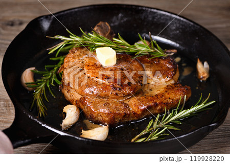 Fried Pork Bone Cutlet Fried Pork Bone Cutlet 119928220