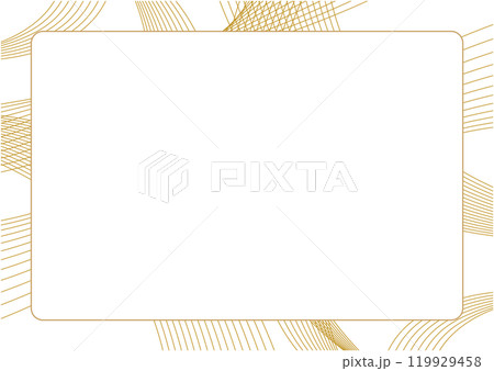 線で描いた高級感のある背景イメージ 119929458
