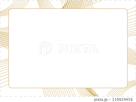 線で描いた高級感のある背景イメージ 119929458