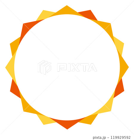 円環の飾りのある背景 119929592
