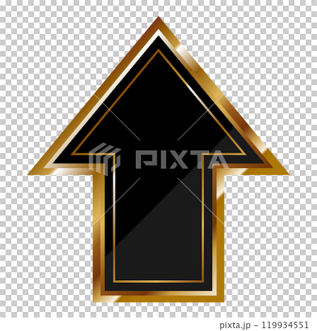 奢華箭頭黑金 119934551