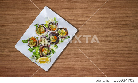Grilled Spanish Zamburinas Grilled Spanish Zamburinas 119934705