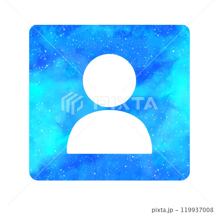 水色の星空｜ユーザーアイコン 119937008