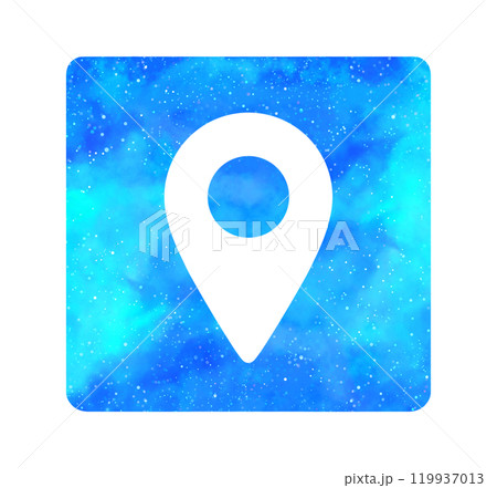 水色の星空｜マップアイコン 119937013