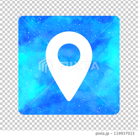 Light blue starry sky | Map icon 119937013