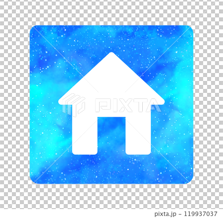 Light blue starry sky | Home icon Light blue starry sky | Home icon 119937037