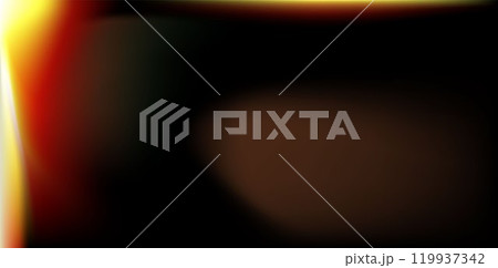 Beautiful vector background in the style of black film photography with colored sunlight. 119937342