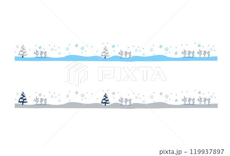 雪が降っている風景 119937897