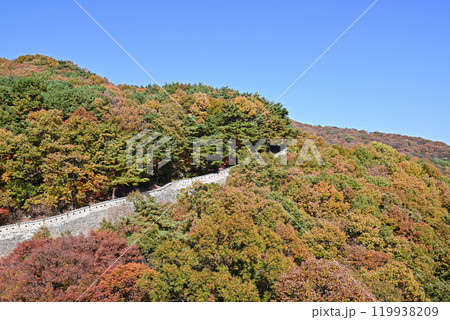 世界遺産/南漢山城　紅葉と城郭【韓国/京畿道】 119938209