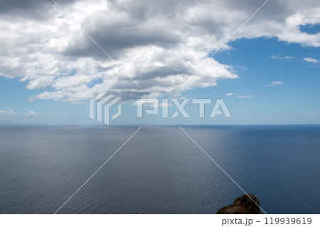 View on the Atlantic ocean, Canico, Madeira, Portugal 119939619