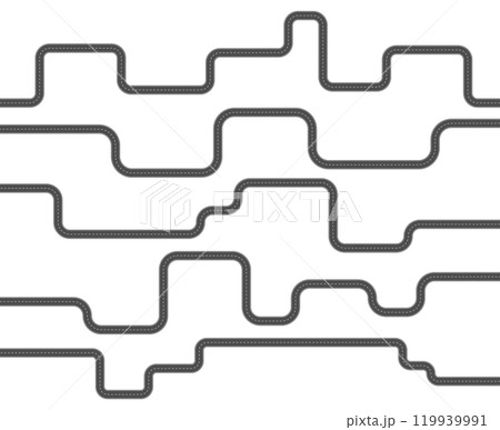 Horizontal Asphalt Roads Horizontal Asphalt Roads 119939991