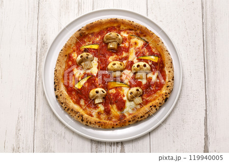 骸骨ピザ(ハロウィーン料理) 119940005