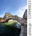 Serene Afternoon View of a Venetian Canal With an Ornate Bridge in Venice, Italy 119940623