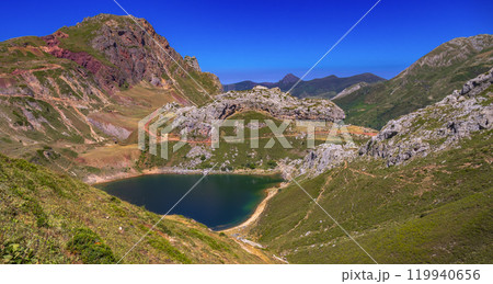 Lake of La Cueva, Somiedo Natural Park, Spain 119940656