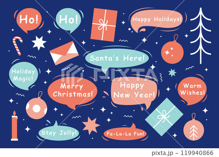 Christmas speech bubble_04 119940866