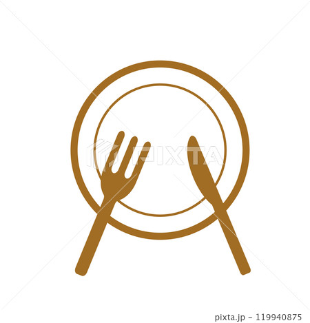 皿とナイフとフォーク 119940875