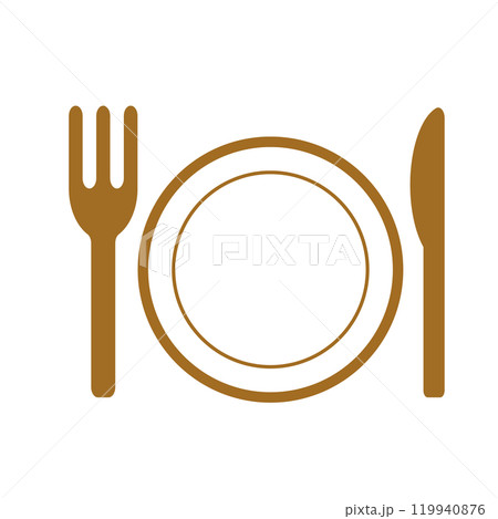皿とナイフとフォーク 119940876