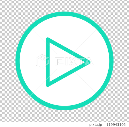 Simple green play button Simple green play button 119943103