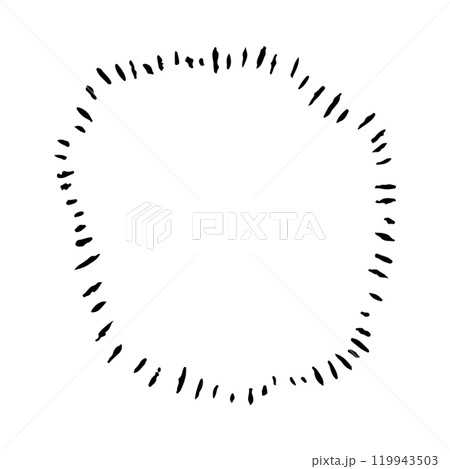 手描きの心の声の吹き出し 手描きの心の声の吹き出し 119943503