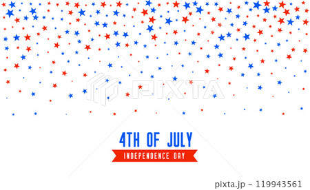 4th of july background with falling stars confetti 4th of july background with falling stars confetti 119943561