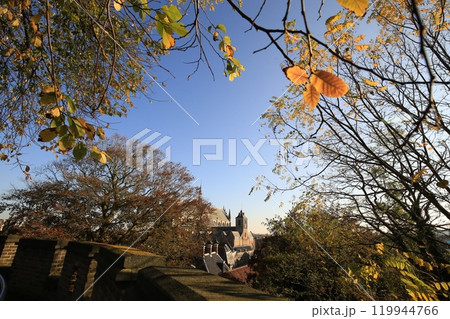 秋のオランダ　ライデンの午後の景色 (Leiden, Netherlands) 119944766