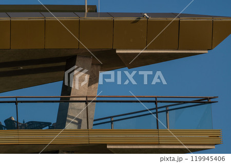 Balcony Roof Structure Modern Architecture 119945406