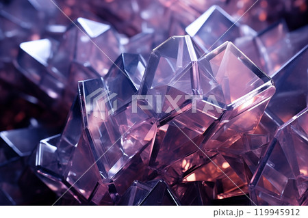 Crystals sparkle in the light. Mineral formations. Crystals sparkle in the light. Mineral formations. 119945912