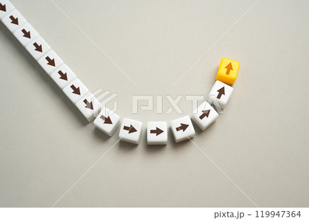 Rise to success after a fall. Overcome crises and problems. Improve the state of affairs. 119947364