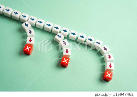 Every action leads to failure. Zugzwang. All attempts have led to defeat. Radical change of strategy. Delay the inevitable. Bad prognosis. Hold out as long as possible. Find new ways 119947462