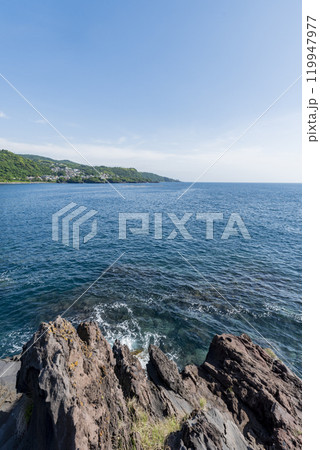 城ヶ崎海岸 こずりからの眺め 静岡県伊東市 城ヶ崎海岸 こずりからの眺め 静岡県伊東市 119947977