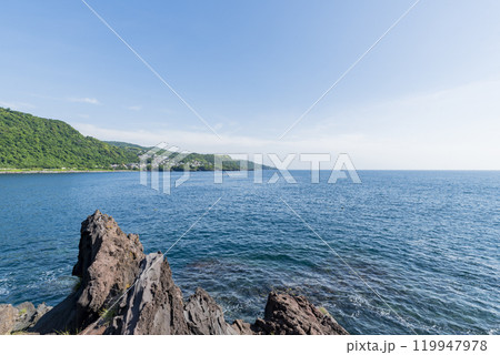 城ヶ崎海岸 こずりからの眺め 静岡県伊東市 城ヶ崎海岸 こずりからの眺め 静岡県伊東市 119947978
