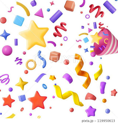 colorful confetti with confetti 119950613